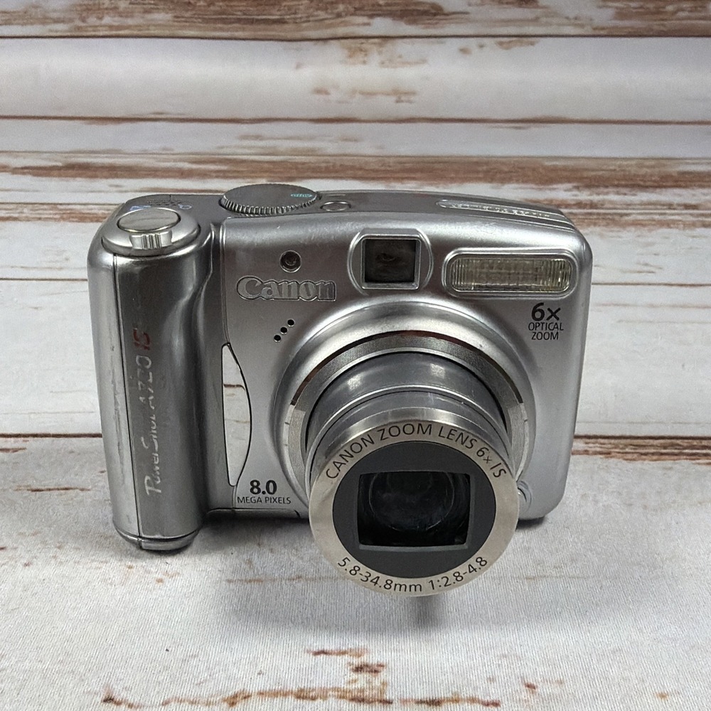 Canon PowerShot A720 IS 8.0MP Digital Camera Silver 6x Image Stabilizer Tested